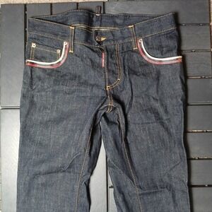 DSQUARED2 Jeans Men's Dark Jeans Denim Size 46 (33X33) Slim Fit Cotton Stretch